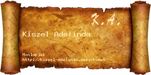 Kiszel Adelinda névjegykártya